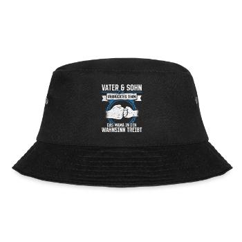 Father & Son Strong & Hilarious Together - Bucket Hat - black - Front - Lela (165cm)