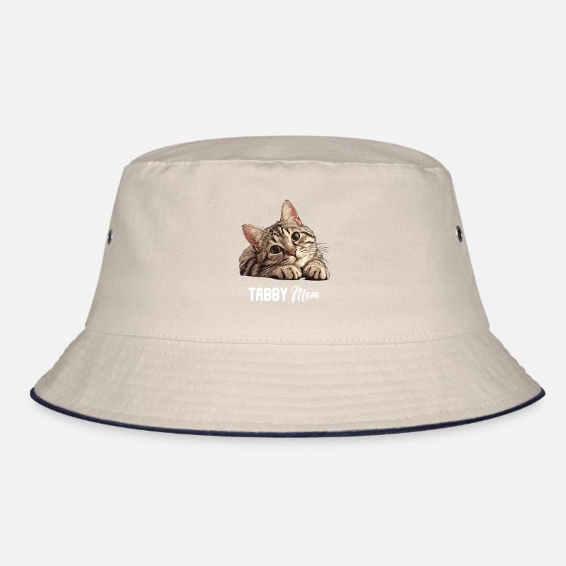 Tabby Kätzchen Tabby Katze Bucket Hat