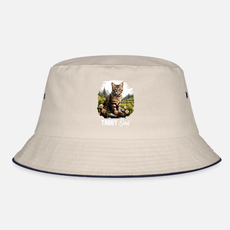Tabby Kätzchen Tabby Katze Bucket Hat