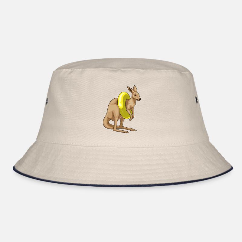 Känguru Schwimmen Schwimmring Bucket Hat