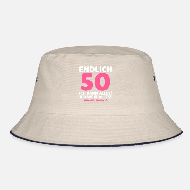 Finally 50 I can do everything I know everything Bucket Hat