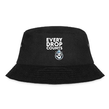 Every drop counts Rainwater harvest - Bucket Hat - black - Front - Lela (165cm)