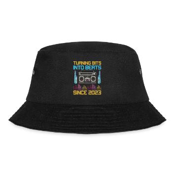 Chiptune Music Lover Groove to the Bleeps and Bloo - Bucket Hat - black - Front - Lela (165cm)