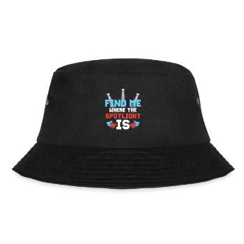 Find Me Where The Spotlight Is Theater Musical - Bucket Hat - black - Front - Lela (165cm)