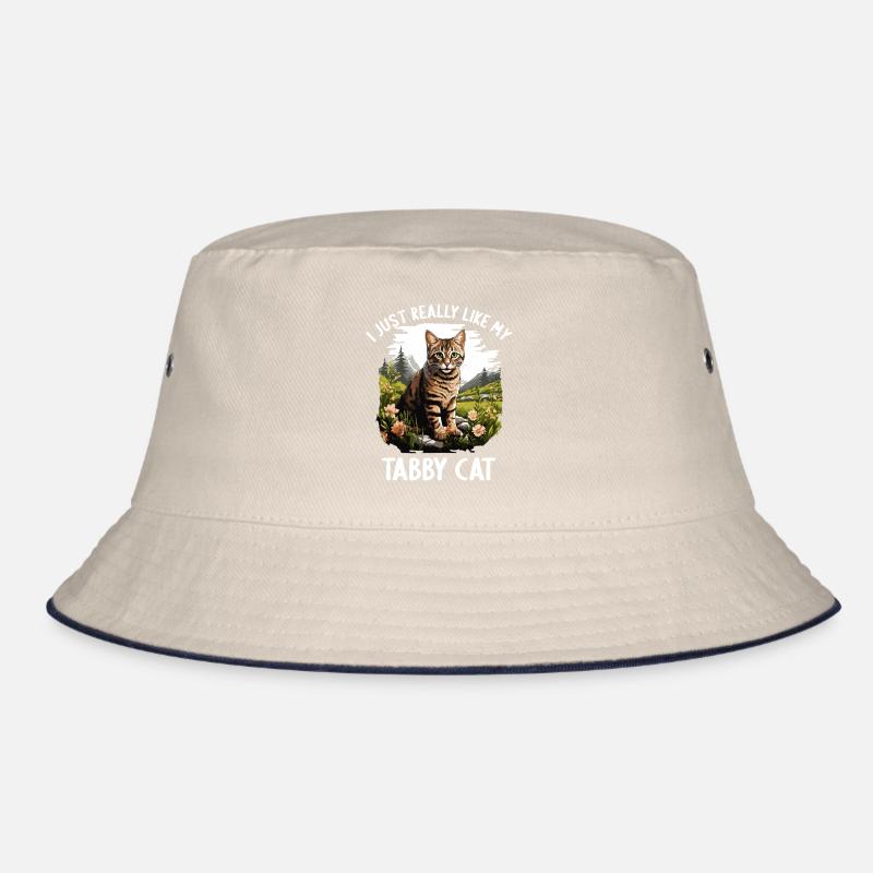 Tabby Kitten Tabby Cat Bucket Hat