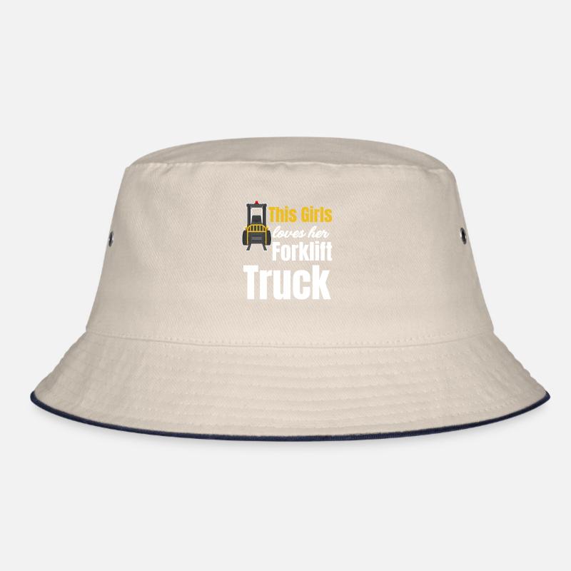 Dieses Mädchen Liebt Ihren Gabelstapler-baubagger Bucket Hat
