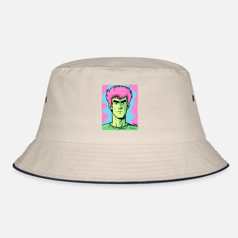 Bright Colors: Lee the Karate Bruce Bucket Hat