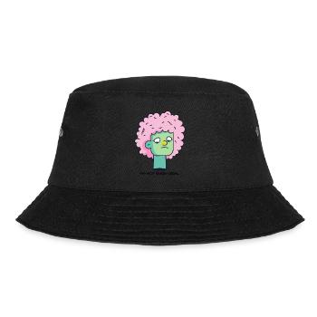 Ich bin nicht einmal echt - Bucket Hat - Schwarz - Vorne - Lela (165cm)