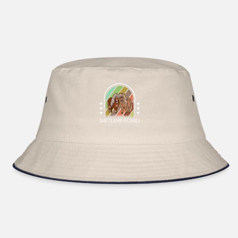 Pferdehalter Pony Shetland Shetty Mädchen Bucket Hat