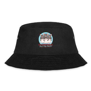 Rats, Rat Lover, Rat Owner, Gift - Bucket Hat - black - Front - Lela (165cm)