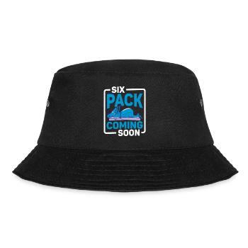 Six Pack Coming Soon 92 - Bucket Hat - black - Front - Lela (165cm)
