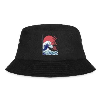 Aikido Martial Arts Gift - Bucket Hat - black - Front - Lela (165cm)