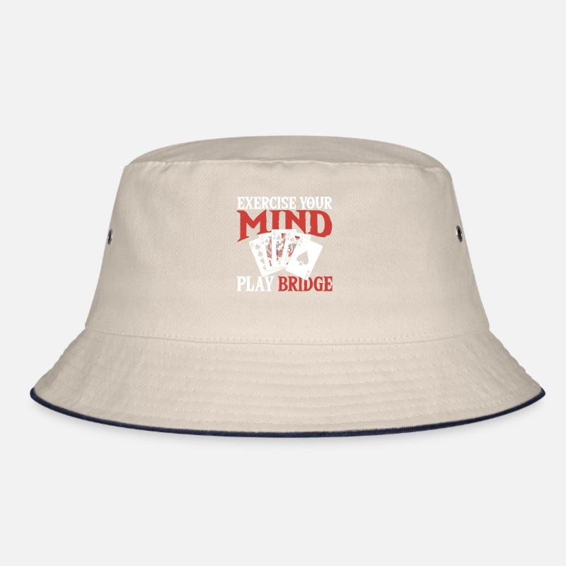Bridge Card Game Gift Bucket Hat