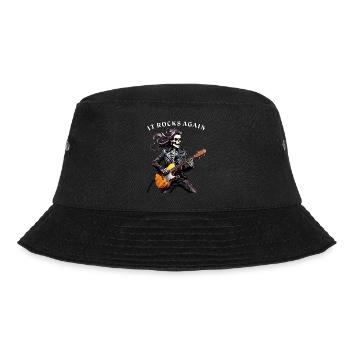 MUSIKER IT ROCKS AGAIN - Bucket Hat - Schwarz - Vorne - Lela (165cm)