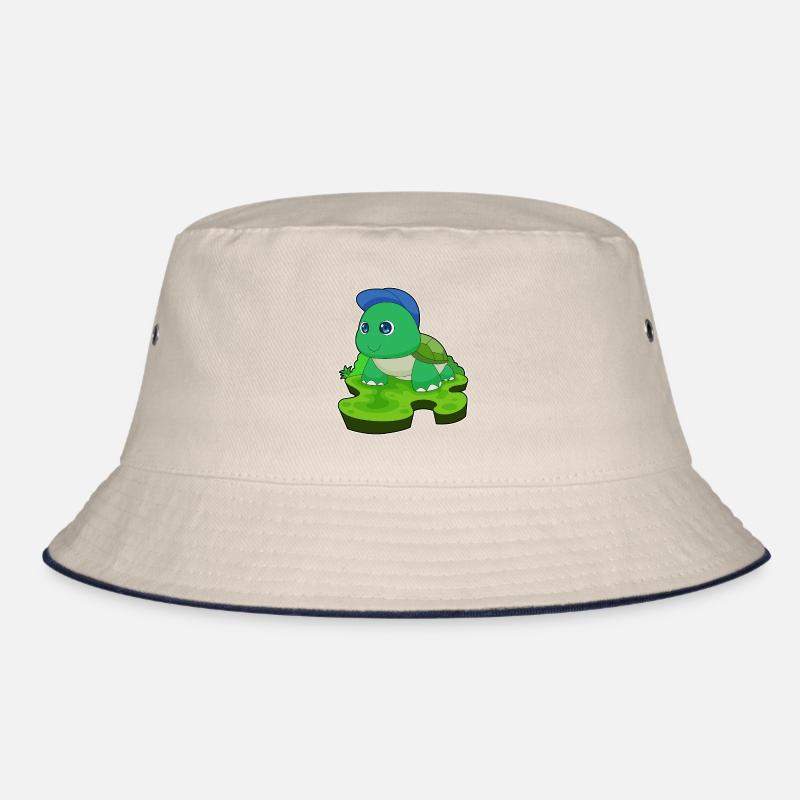 Tortoise Student Cap School Bucket Hat
