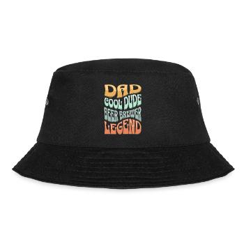 Papa Beer Brewer - Bucket Hat - black - Front - Lela (165cm)