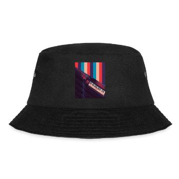 Keytar Keyboard Gift - Bucket Hat - black - Front - Lela (165cm)