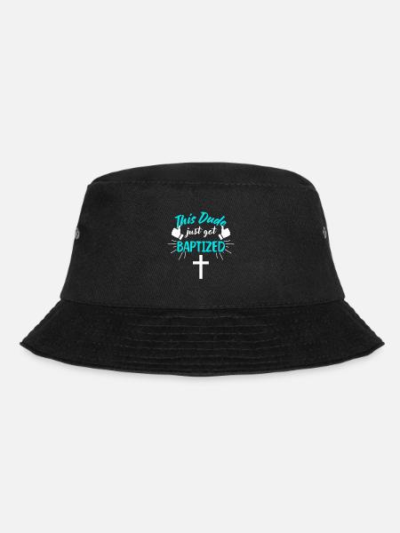 Dieser Typ Ist Frisch Getauft Christliche Taufe - Bucket Hat - Schwarz