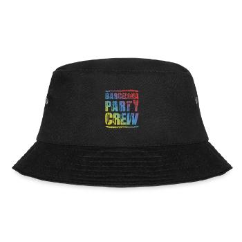Barcelona Party Crew Bunt - Bucket Hat - Schwarz - Vorne - Lela (165cm)