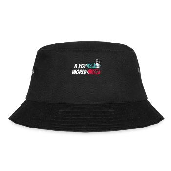 K Pop Kpop Korean Pop Kpop On World Off - Bucket Hat - black - Front - Lela (165cm)