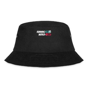 Läufer Jogger Runner Laufen Running On World Off - Bucket Hat - black - Front - Lela (165cm)