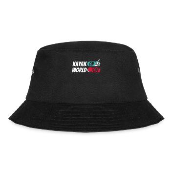Kajaker Kayak On World Off - Bucket Hat - Schwarz - Vorne - Lela (165cm)