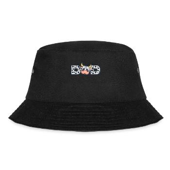 Dad Cowboy Birthday Family Matching Party - Bucket Hat - black - Front - Lela (165cm)
