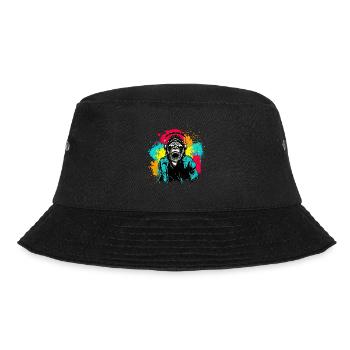 DJ Monkey Music Party Fun Sunglasses Dance Party M - Bucket Hat - black - Front - Lela (165cm)