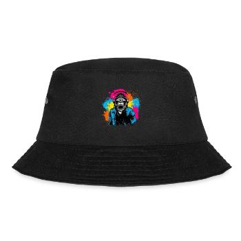 DJ Monkey Music Party Fun Sunglasses Dance Party M - Bucket Hat - black - Front - Lela (165cm)
