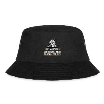 My RCD and I joke with voltage - Bucket Hat - black - Front - Lela (165cm)