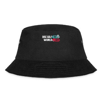 Frisbee Golf Disc Golf Disc Golf On World Off - Bucket Hat - black - Front - Lela (165cm)