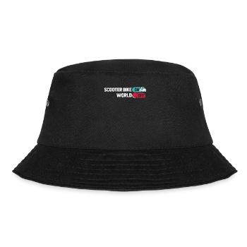 Motorroller Scooter Bike On World Off - Bucket Hat - Schwarz - Vorne - Lela (165cm)
