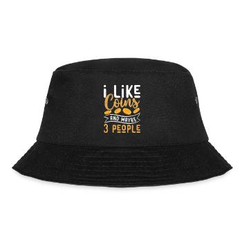 Few People, Many Coins: A Collector's Truth - Bucket Hat - black - Front - Lela (165cm)