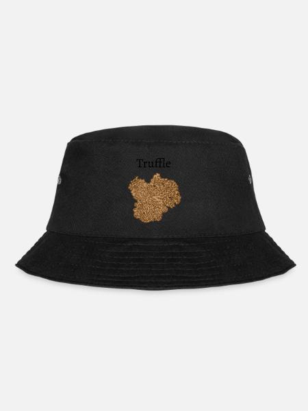 Trüffel Muster Labyrinth - Bucket Hat - Schwarz