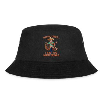 Lustig Verwirrter Präsident Mexikanischer Feiertag - Bucket Hat - Schwarz - Vorne - Lela (165cm)
