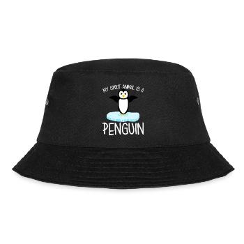 Penguin Cute Penguins - Bucket Hat - Schwarz - Vorne - Lela (165cm)