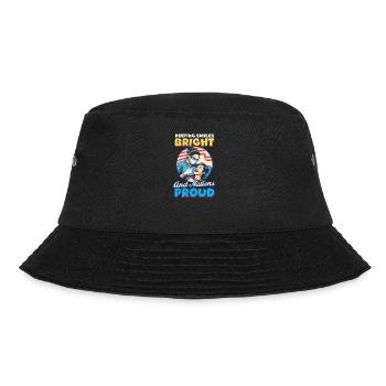 Patriotic Dentist Smiles Bright and Nations Proud - Bucket Hat - black - Front - Lela (165cm)