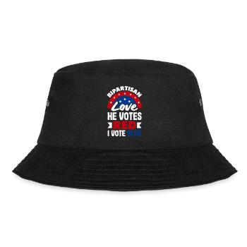 Electing Love Every Day Unity Patriotic American - Bucket Hat - black - Front - Lela (165cm)