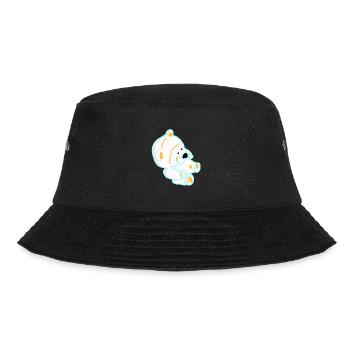 Bärchenzeichnung - Bucket Hat - Schwarz - Vorne - Lela (165cm)