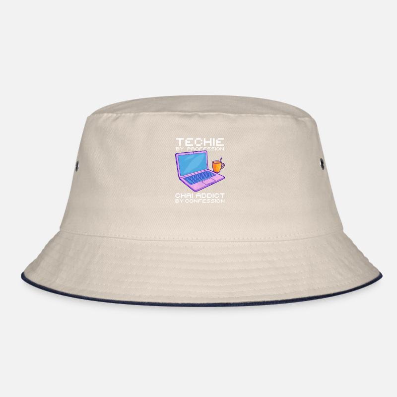 American Indian Techie Profession Chai Confession Bucket Hat