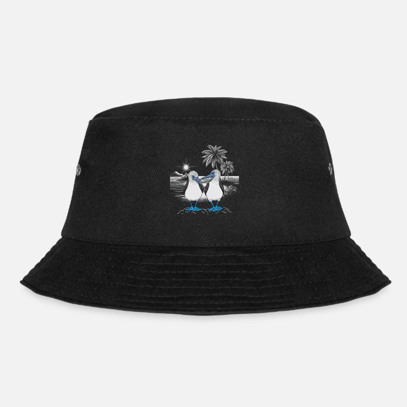 Blaufußtölpel - Bucket Hat - Schwarz