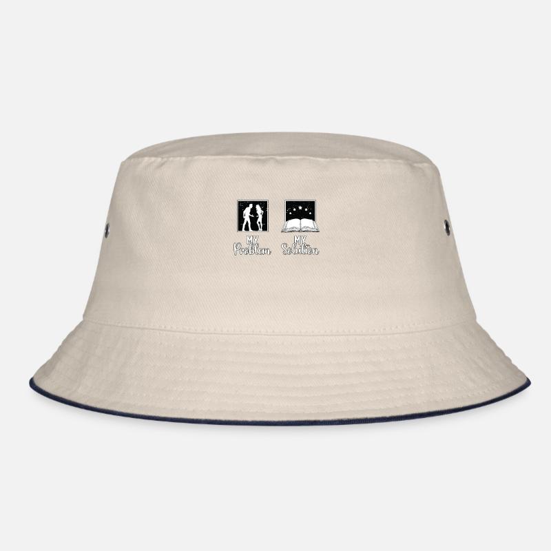 Reader My Problem My Solution Pictogram Mom Dad Bucket Hat