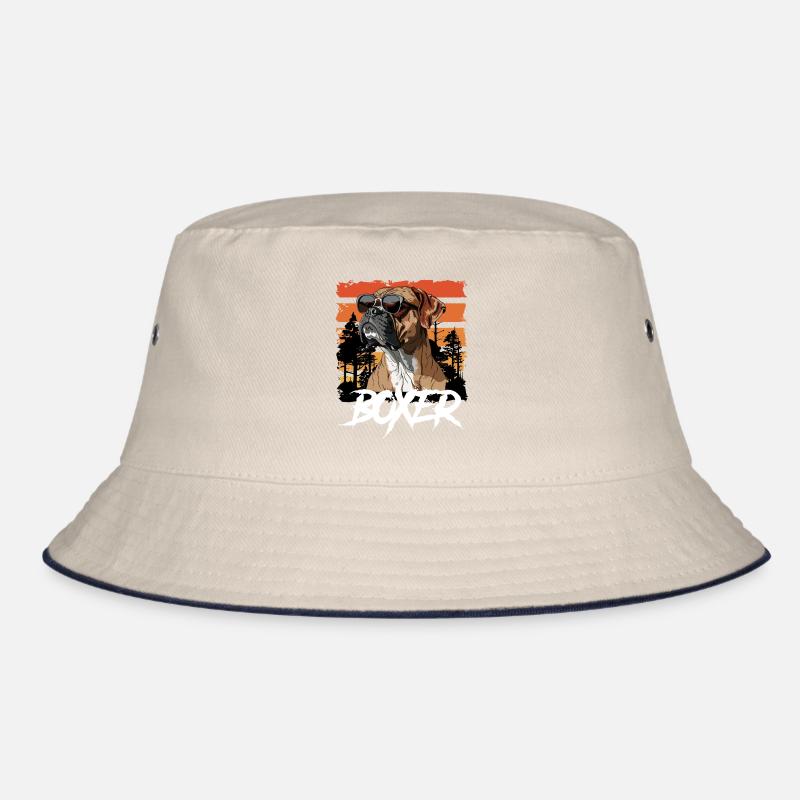 Boxer Hunde Deutscher Boxer Cooles Vintage Bucket Hat