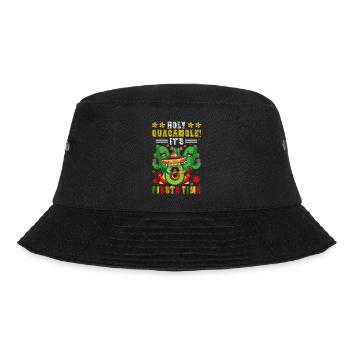 Avocado Holy Guacamole Mexikanisch Fiesta - Bucket Hat - Schwarz - Vorne - Lela (165cm)