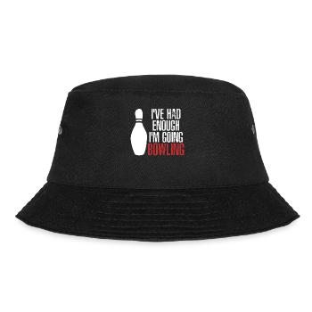 Bowling Ball Bowling Pin Ten-Pin Bowling - Bucket Hat - black - Front - Lela (165cm)