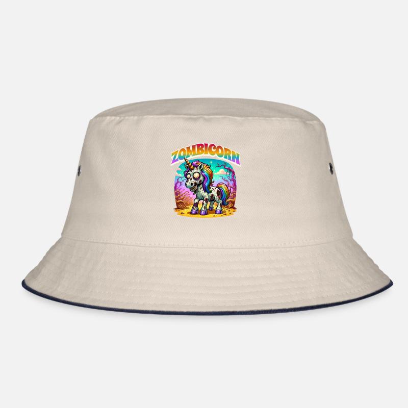 Zombiecorn Zombie Einhorn Bucket Hat