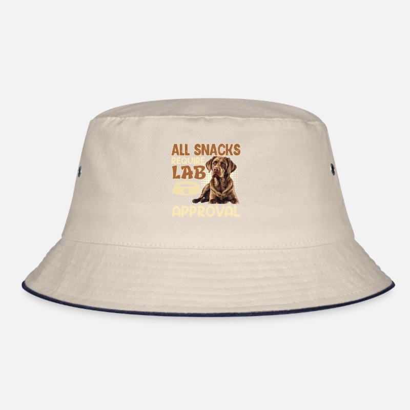 Labrador Fan ALL SNACKS REQUIRE LAB APPROVAL Bucket Hat