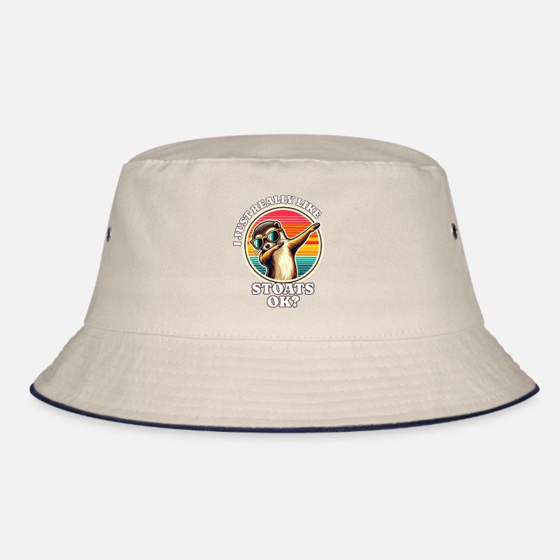 Ich Liebe Hermelin Spruch Bucket Hat