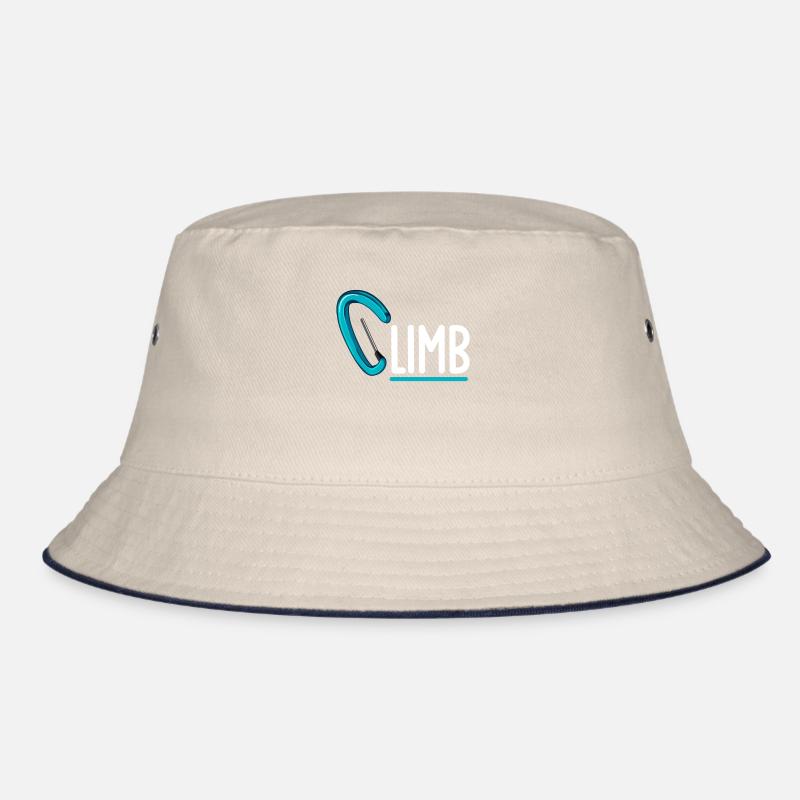 Climbing Mountain Boulder Climble Climber Bucket Hat