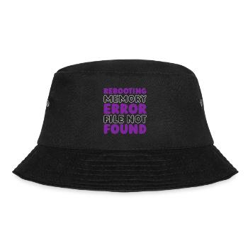 Alzheimer Funny Alzheimers Awareness - Bucket Hat - black - Front - Lela (165cm)